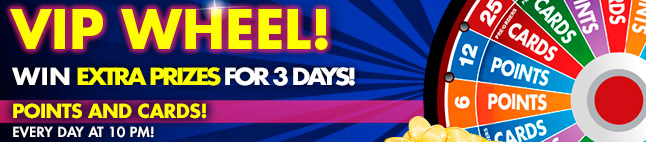 Spin the Wheel for Extra Points or Cards!